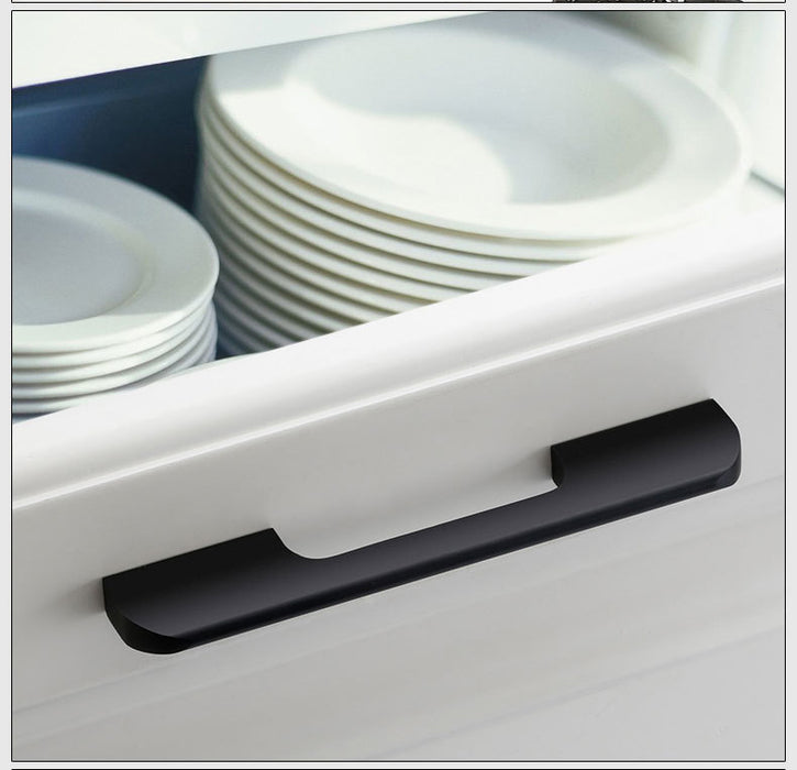 Modern Kitchen Cabinet Pulls Black Drawer Handles