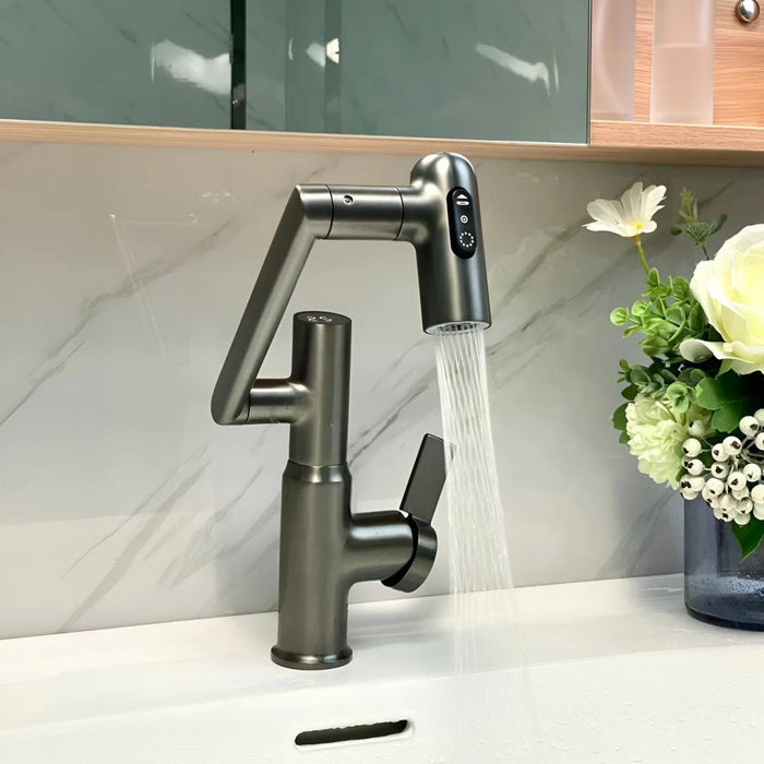 Intelligent Digital Display Bathroom Hot And Cold Basin Faucet