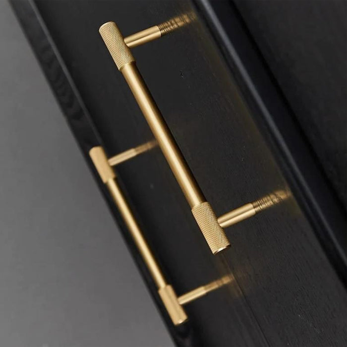 Black Threaded Cabinet Handles