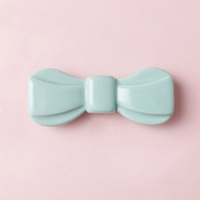 Colorful Bow Handles 3.75" Cute Ceramic Cabinet Knobs