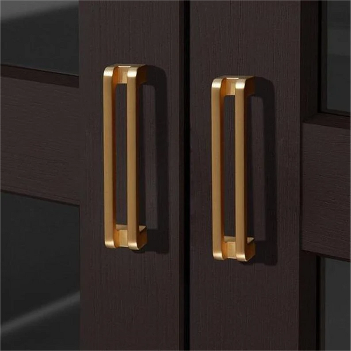 Black Kitchen Handles Zinc Alloy Cabinet Handles