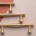 satin brass cabinet pulls