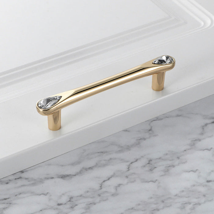 Luxury Crystal Glass Cabinet Handles