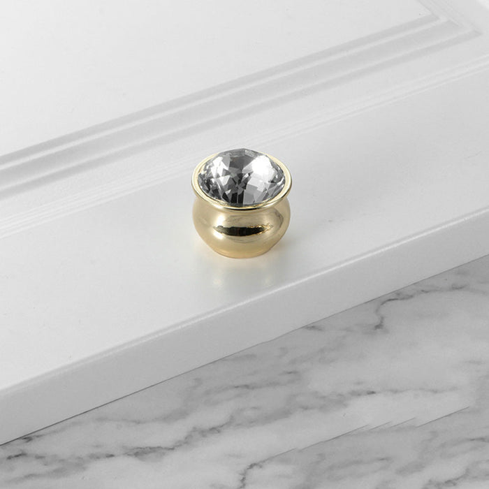 Luxury Crystal Glass Cabinet Handles