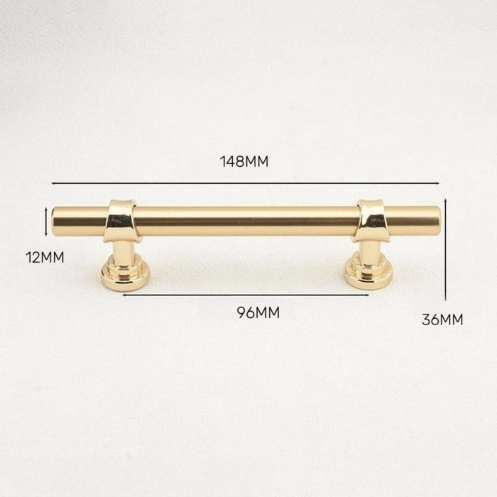 brushed gold cabinet handles