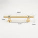 brushed gold cabinet handles