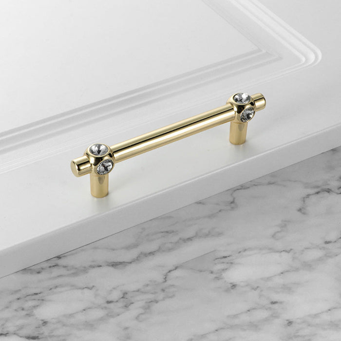 Luxury Crystal Glass Cabinet Handles