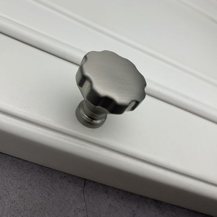 Modern T-Bar Silver Cabinet Handles