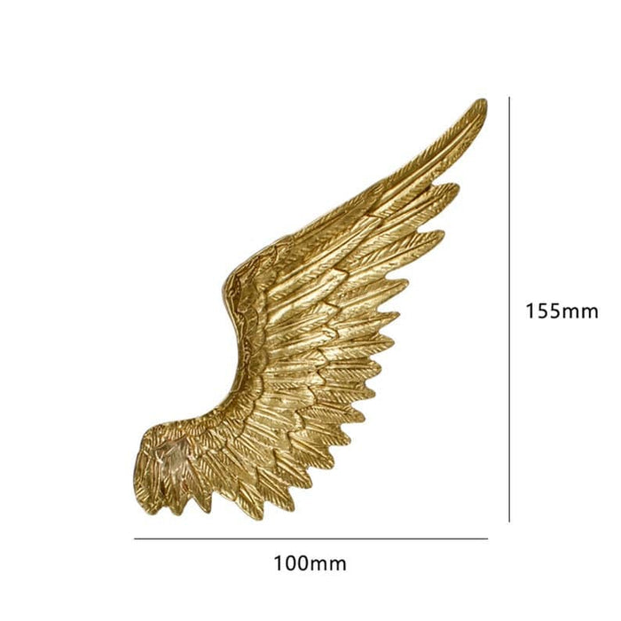 Retro European style brass wings wardrobe pulls