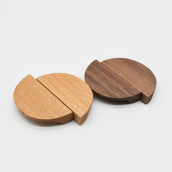 Wooden Semicircle handles,wood wardrobe drawer pull