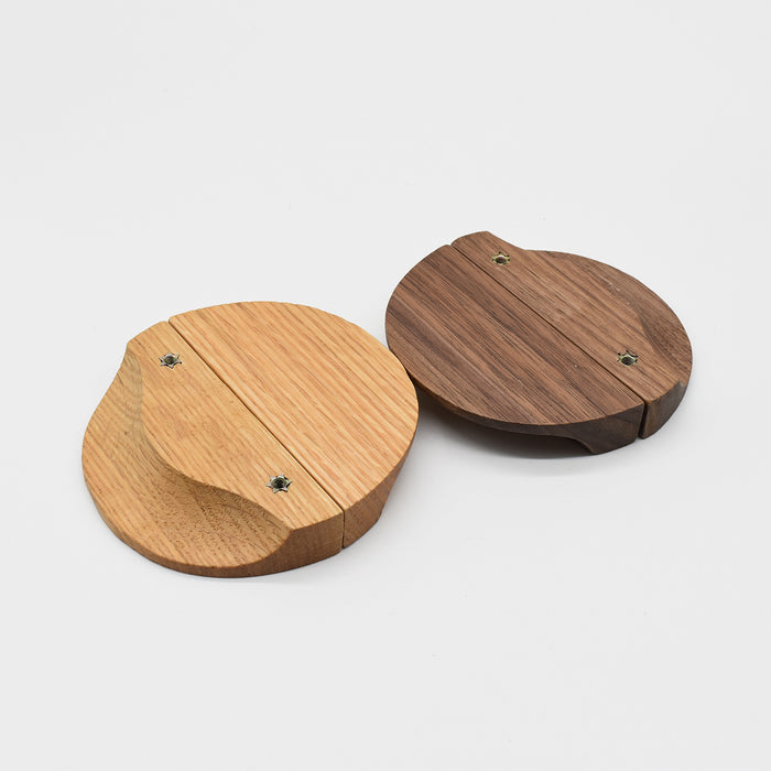 Wooden Semicircle handles,wood wardrobe drawer pull